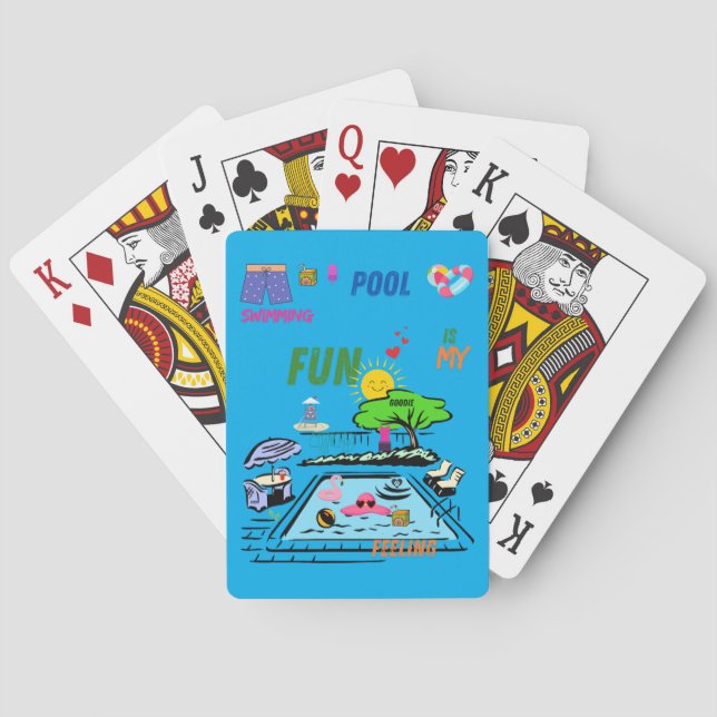 Jeu De Cartes Amusement de piscine (dos)