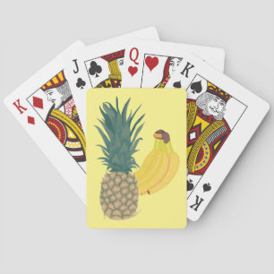 Jeu De Cartes Ananas et bananes Jouer des cartes