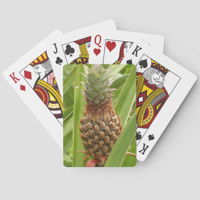 Jeu De Cartes Ananas sauvage Fruit tropical dans la nature (dos)