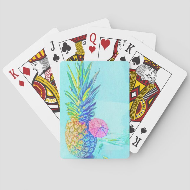 Jeu De Cartes Ananas Tropical (dos)