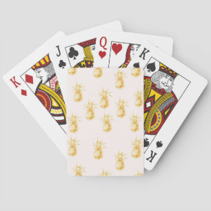 Jeu De Cartes Ananas Tropical Blush Gold