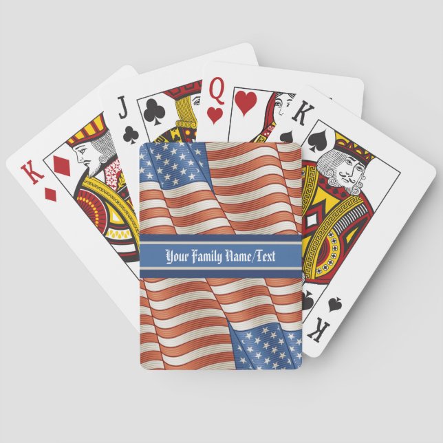 Jeu De Cartes Ancien drapeau de la gloire - (dos)