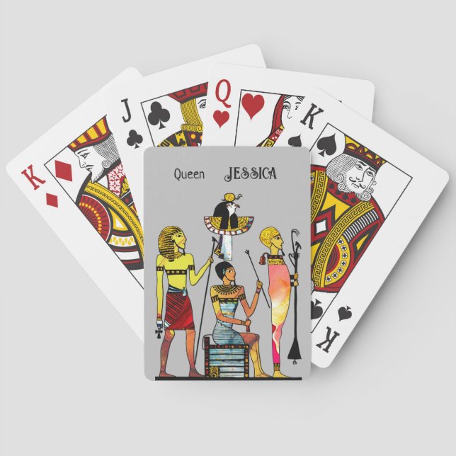 Jeu De Cartes Ancien Égypte Pharaons Lavish Ormamentation (dos)