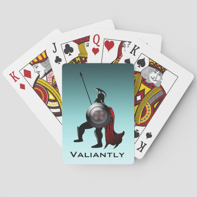 Jeu De Cartes Ancien guerrier spartiate (dos)