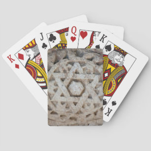 Jeu De Cartes Ancienne étoile de David sculptant, Israël