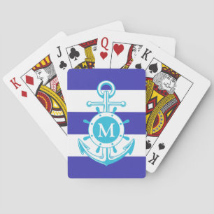 Jeu De Cartes Ancre bleue