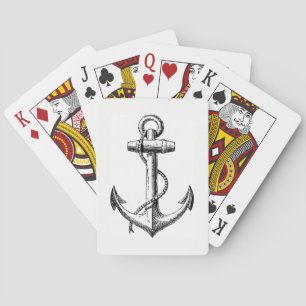 Jeu De Cartes Ancre de la marine