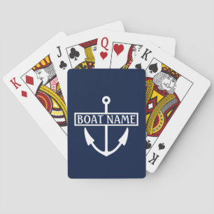 Jeu De Cartes Ancre Nom du bateau