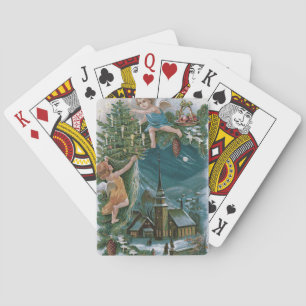 Jeu De Cartes Ange de l'église Chérubin Arbre de Noël