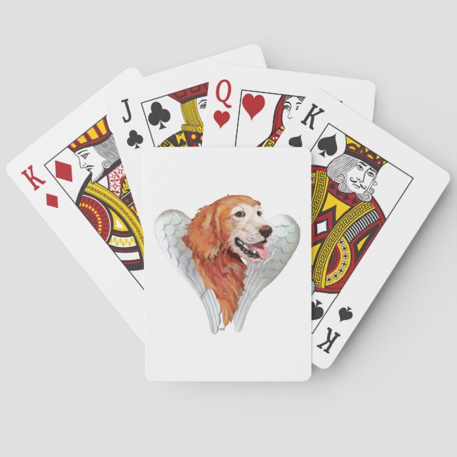 Jeu De Cartes Ange Golden Retriever (dos)