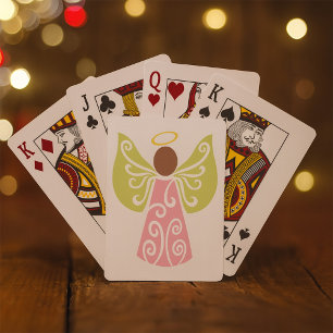 Jeu De Cartes Angel en rose