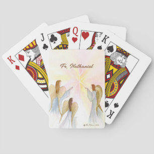 Jeu De Cartes Angels religieux personnalisés