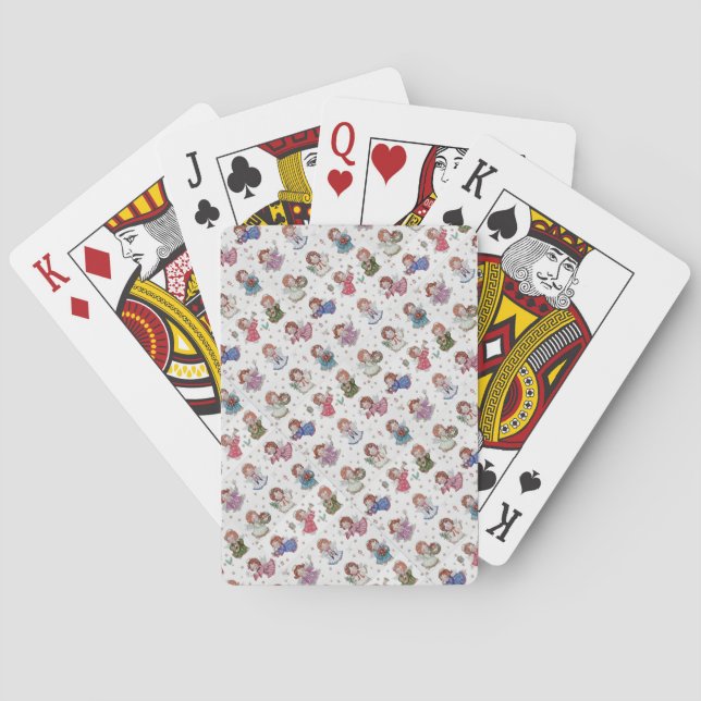 Jeu De Cartes Anges de Noël (dos)