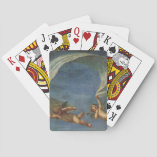 Jeu De Cartes Anges Détail d'Adonis conduit par les Cupidons par