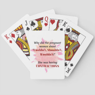 Jeu De Cartes Anglais Enseignant Joke Cadeau Enceinte Joke Cadea