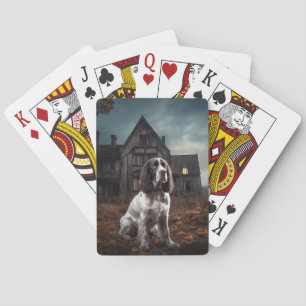 Jeu De Cartes Anglais Springer espagnol Halloween effroi