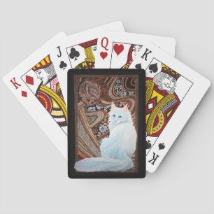 Jeu De Cartes Angora turc blanc
