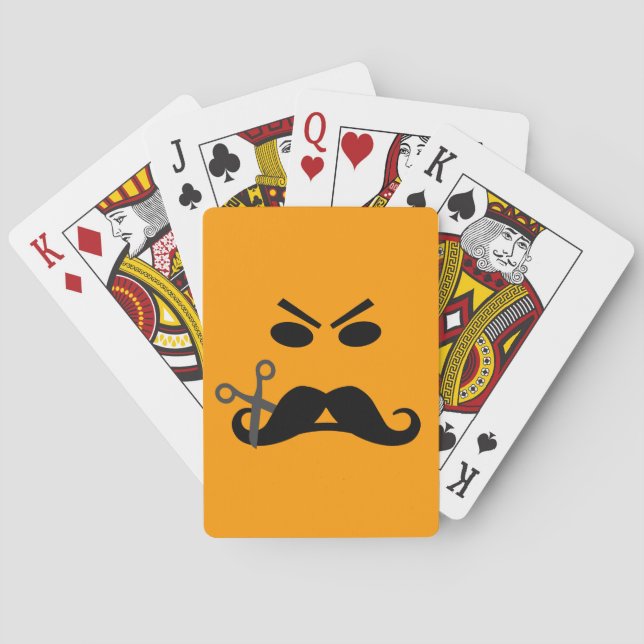 Jeu De Cartes Angry Mustache carte à jouer (dos)