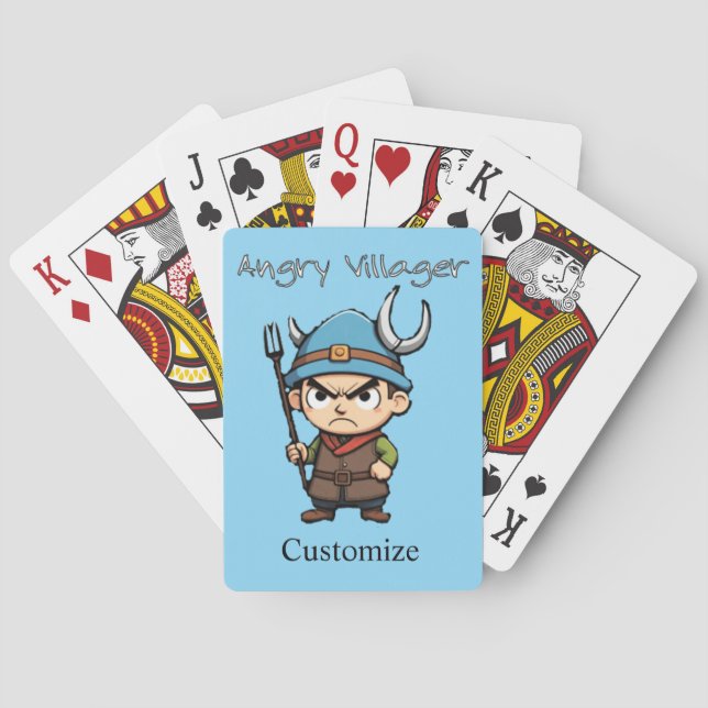 Jeu De Cartes Angry Villager Pitchfork Thunder_Cove (dos)