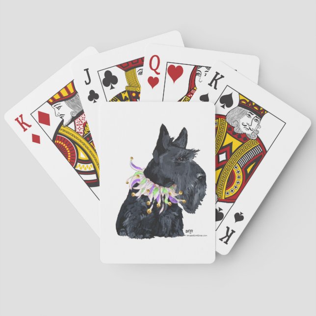 Jeu De Cartes Animal du Parti des Terriens écossais (dos)