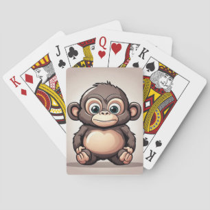 Jeu De Cartes Animal singe mignon