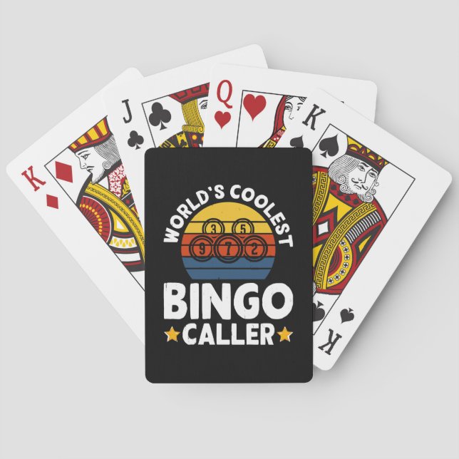 Jeu De Cartes Animateur de Bingo le Plus Cool au Monde (dos)