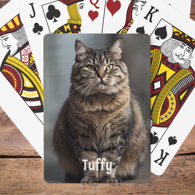 Jeu De Cartes Animaux de compagnie Photo Jouer aux cartes Chat M (Créateur téléchargé)
