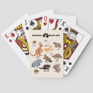 Jeu De Cartes Animaux de l'Australie faune australienne