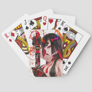Jeu De Cartes Anime fille Samurai