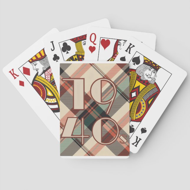 Jeu De Cartes Années 1940 (dos)