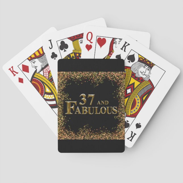 Jeu De Cartes Anniversaire 37 ans (dos)