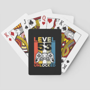 Jeu De Cartes Anniversaire 53ème Niveau Débloqué 53 Jeux Vintage