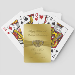 Jeu De Cartes Anniversaire classique du 50e Mariage