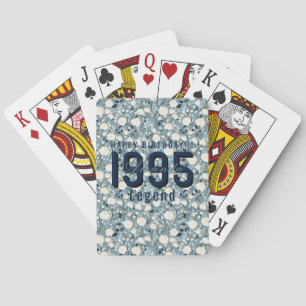 Jeu De Cartes Anniversaire De Femme Mariée Thème Rose Moderne