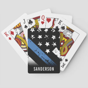 Jeu De Cartes Anniversaire de la retraite de la police Ligne ble