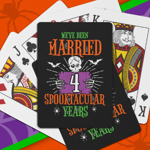 Jeu De Cartes Anniversaire du 4ème Mariage de Spooktacular d'Hal