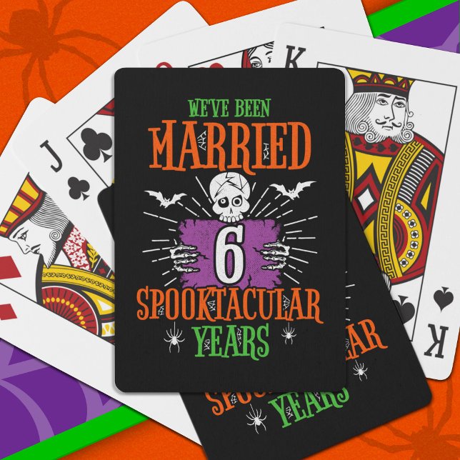Jeu De Cartes Anniversaire du 6e Mariage de Spooktacular d'Hallo (Créateur téléchargé)