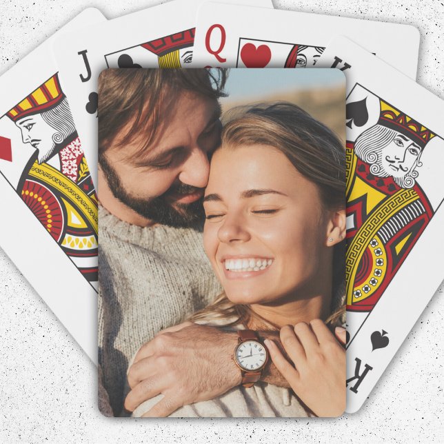 Jeu De Cartes Anniversaire du Mariage photo Couple (Créateur téléchargé)