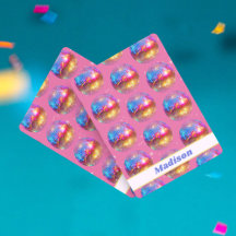 Anniversaire Parties scintillant rose Super les an