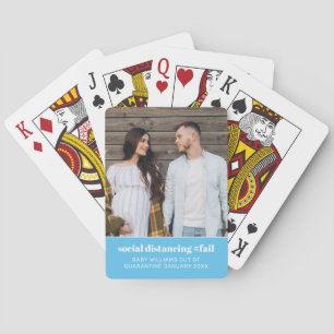 Jeu De Cartes Annonce de grossesse bébé de quarantaine Photo