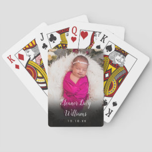 Jeu De Cartes Annonce du nom et de la date de naissance de bébé