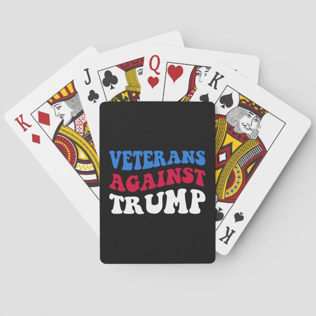 Jeu De Cartes Anti-Trump - Les vétérans contre Trump II (dos)