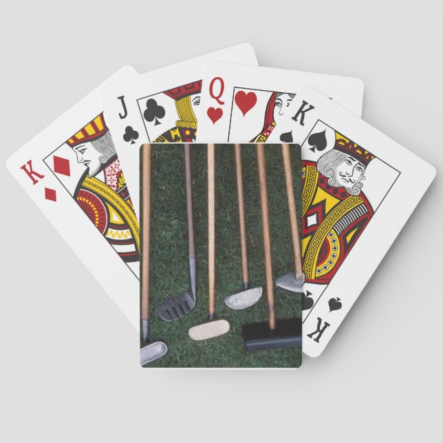 JEU DE CARTES ANTIQUE GOLF CLUB JOUER CARTES (dos)