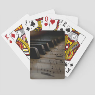 Jeu De Cartes Antique Musique Piano Keys Bicyclettes de jeu