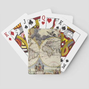 Jeu De Cartes Antique vieille carte inspirée (4)