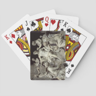 Jeu De Cartes Apollo Tended par les Nymphes, destiné à la Grot