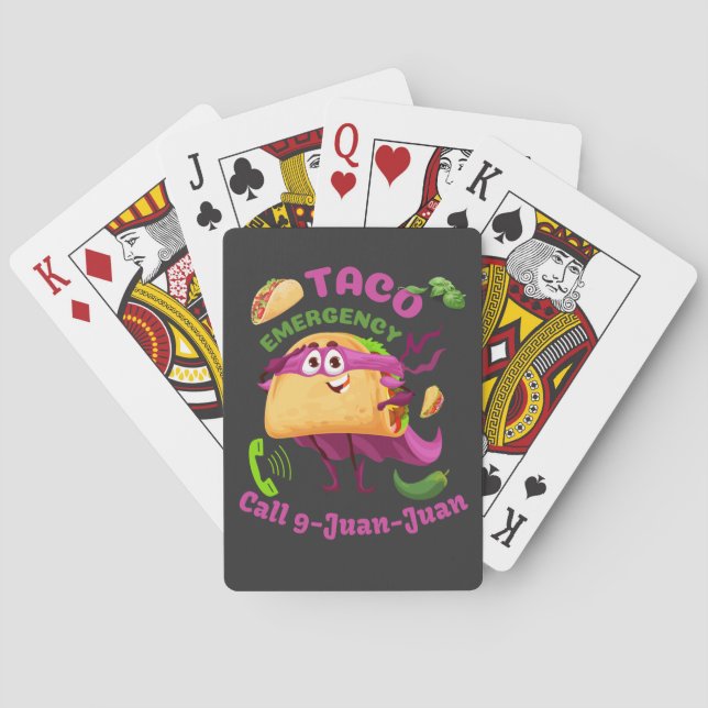 Jeu De Cartes Appel d'urgence Taco 9 Juan Juan Mexicain (dos)