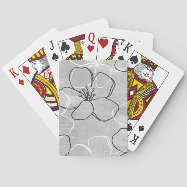 Jeu De Cartes Apple Blossom Dream : Ornement Abstrait (dos)