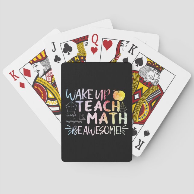 Jeu De Cartes Appréciation de l'enseignant en mathématiques - So (dos)