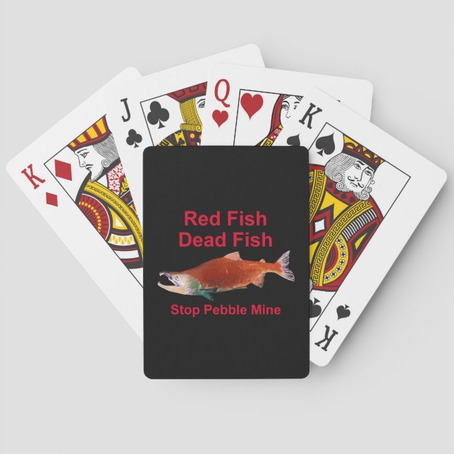 Jeu De Cartes Après le saumon - Arrêtez la mine Pebble (dos)